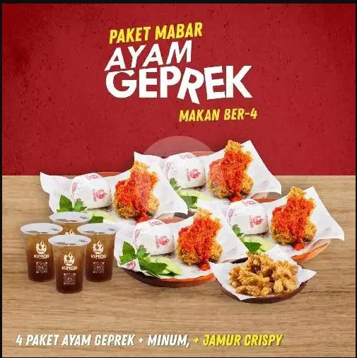Paket Mabar ( Makan Berempat)